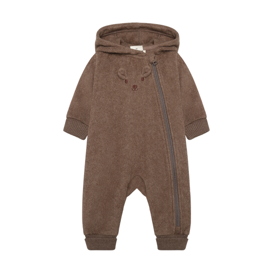 Chocolate Chip Hooded Fleece Zip Suit