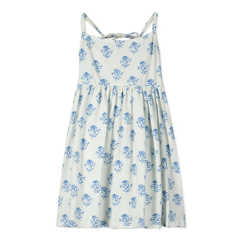 Santorini Woven Dress Floral Print