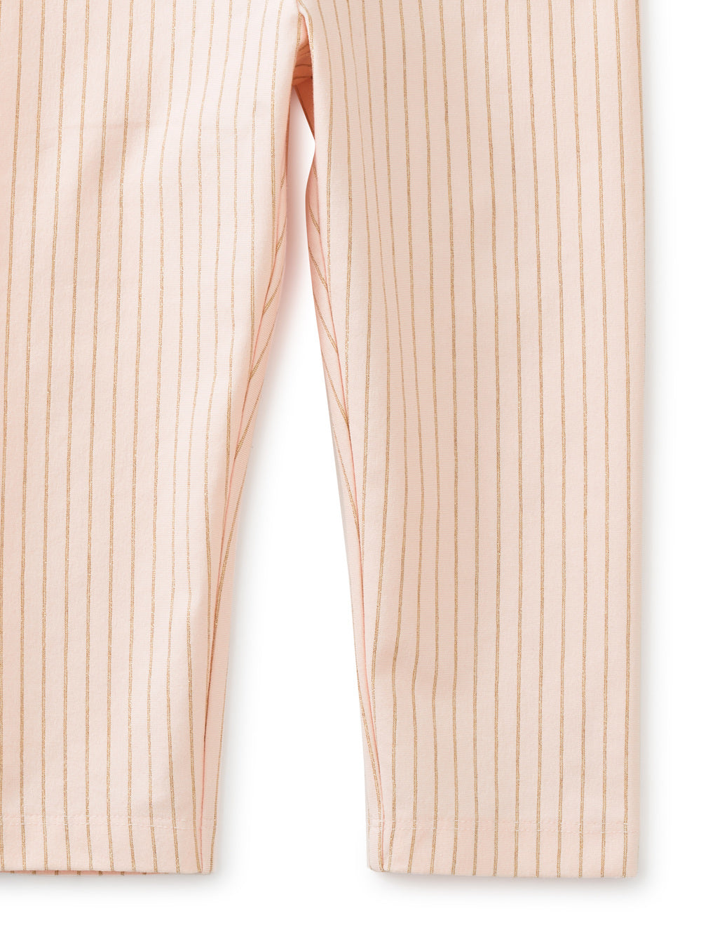 Sparkle Stripe Capri Leggings: CREOLE PINK