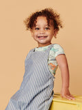 Henley Baby Bodysuit: Cuban Cars in Green