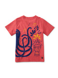 Jammin' Octopus Graphic Tee: Pomme