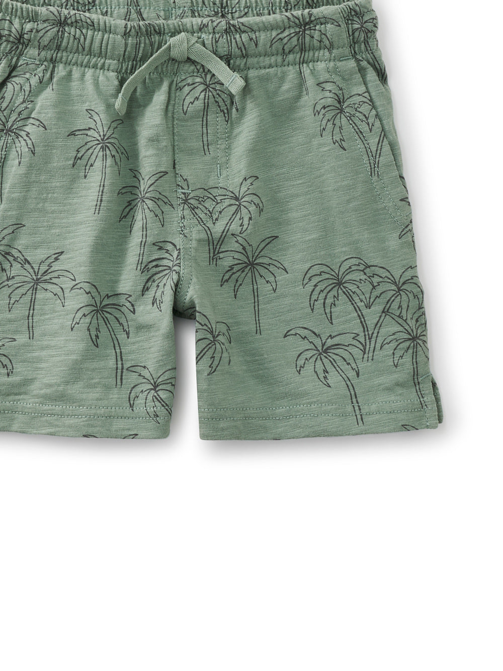 Knit Shorts: Tonal Palm Trees