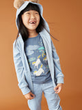 Wild Misaki Horses Graphic Tee: Cornflower