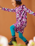 Long Sleeve Mighty Mini Dress: Snowy Branches
