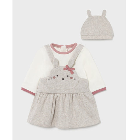 Bright Sto  Skirt onesie with hat
