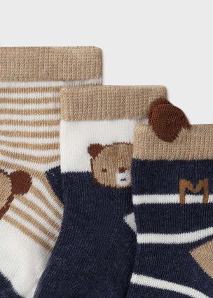 Baby Bear Socks Single - assorted
