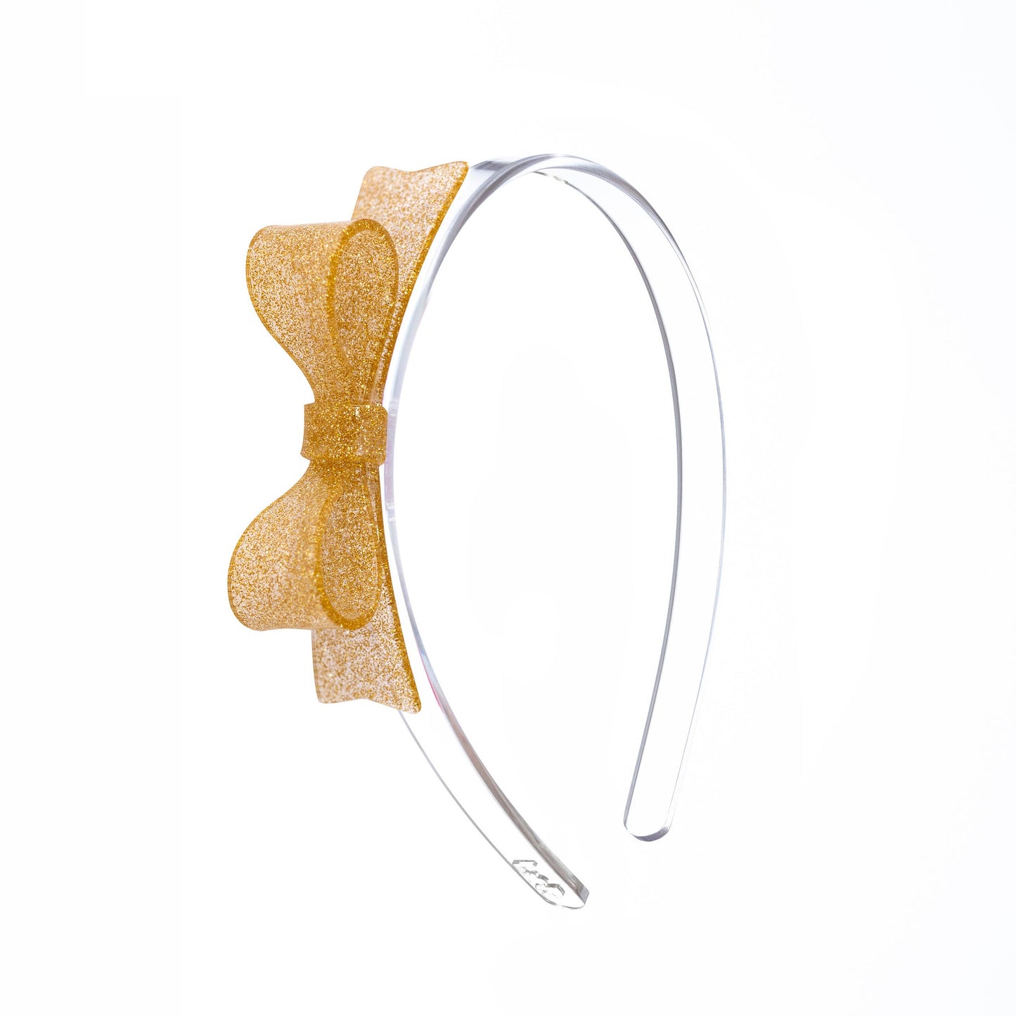 Glitter Gold Bow Headband