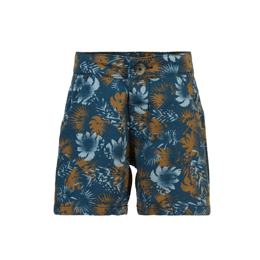 Tropical Blue Twill Shorts