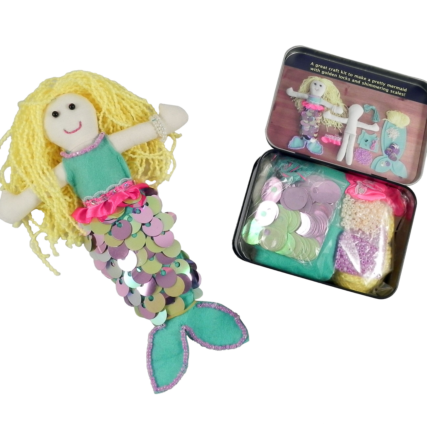 Make Your Own Mermaid In A Tin