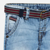 Basic Texan Bermuda with belt
