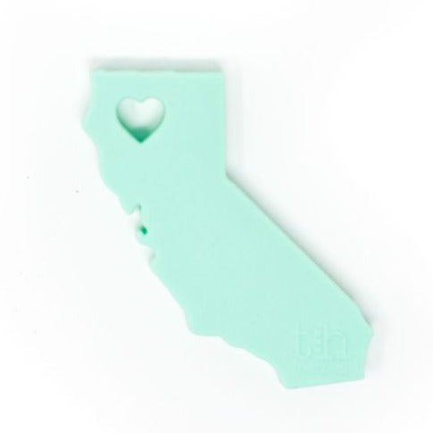 California Silicone Teether - Mint
