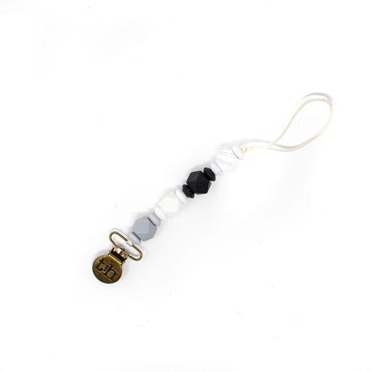 Jewel Petite Paci/Toy Clip - Marble