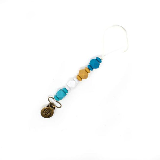 Jewel Petite Paci/Toy Clip - Teal