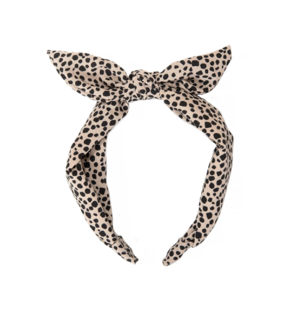 Lily Leopard Tie Headband