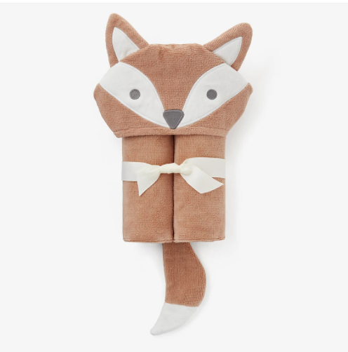 Rust Fox Hooded Bath Towel