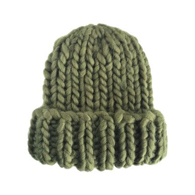 Chunky Beanie-Olive