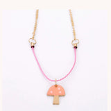 Enamel Mushroom Necklace