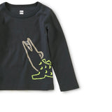 Awesome Alligator Graphic Tee: Indigo