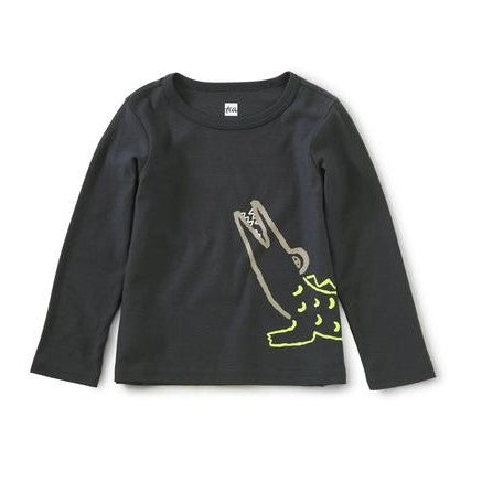 Awesome Alligator Graphic Tee: Indigo