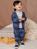 Pocket O' Sunshine Baby Pant: BEAR LAIR IN INDIGO