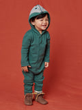 Howl Cute Hooded Baby Romper: Jungle