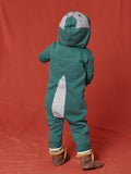 Howl Cute Hooded Baby Romper: Jungle