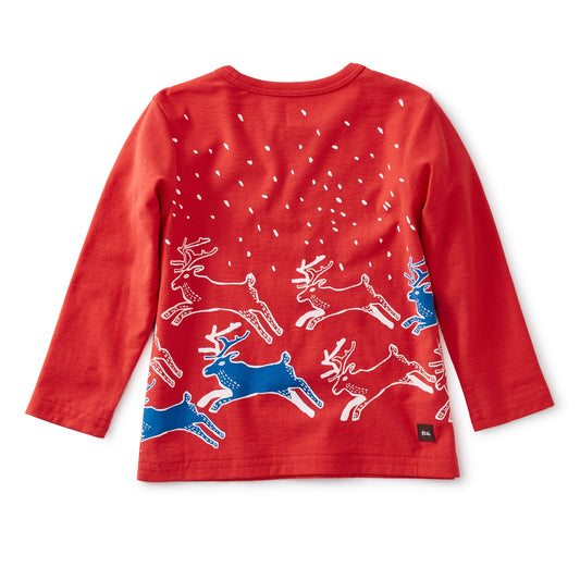Reindeer Frolic Baby Graphic T: Stoplight