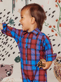 Family Plaid Buttoned Baby Rom: Family Plaid