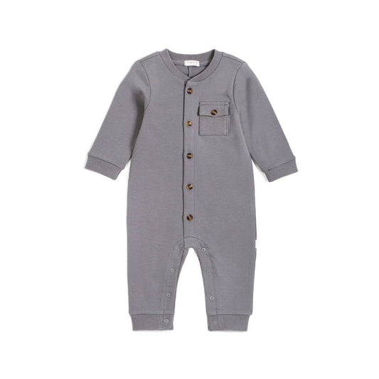 Long Sleeve Coverall: Grey