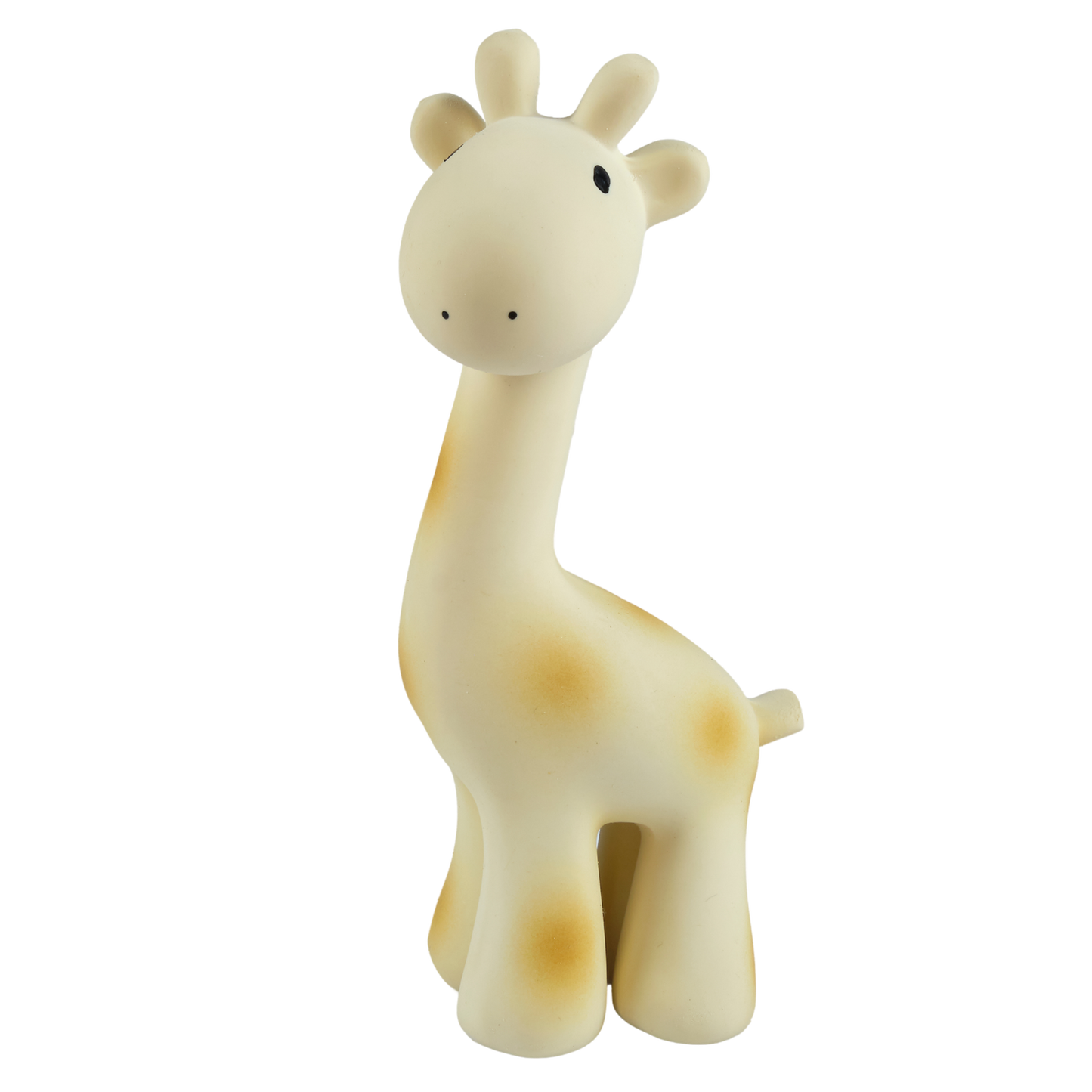Giraffe - Natural Organic Rubber Teether, Rattle & Bath Toy
