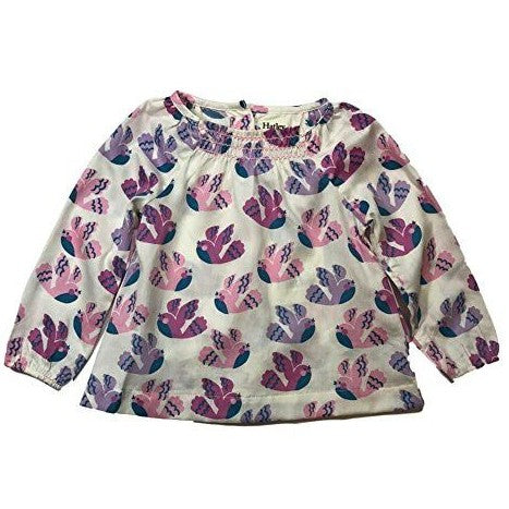Tweeting Birds Smocked Tunic