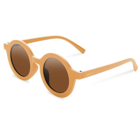 Retro Round Sunglasses for Kids: Honey