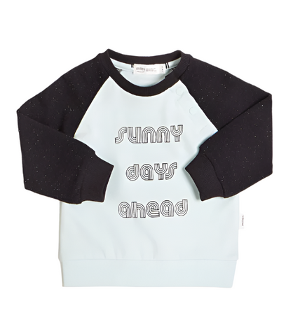 Turquoise ‘’Sunny Days Ahead’’ Crewneck