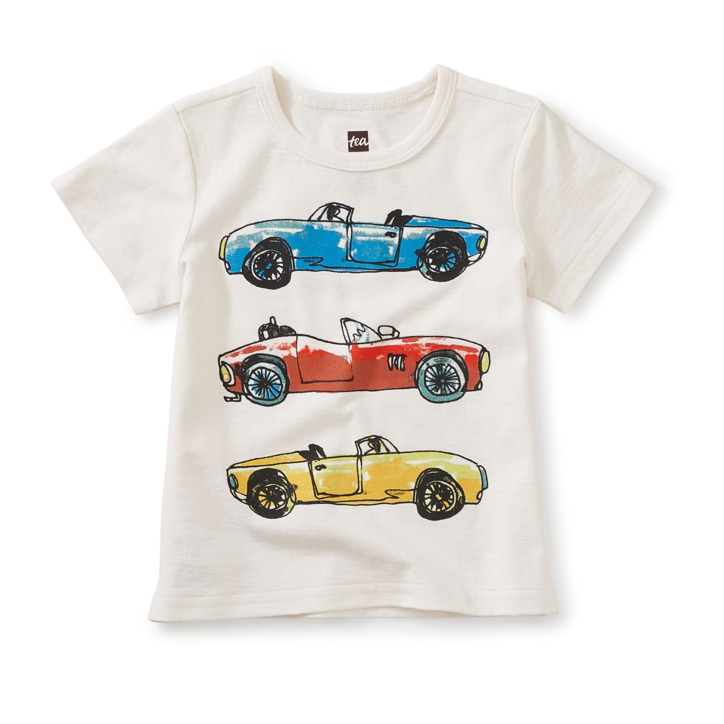 Fast Car Baby Graphic Tee: Chalk