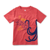 Jammin' Octopus Graphic Tee: Pomme
