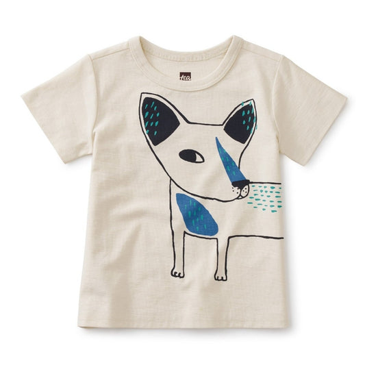 Dog & Rooster Graphic Tee: Birch