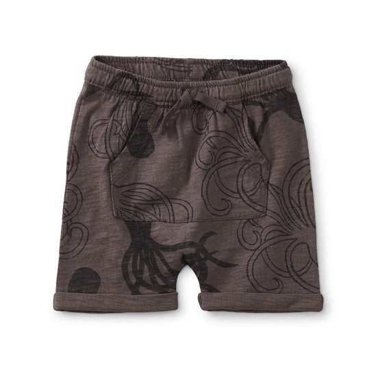 Pocket O’ Sunsh Shorts: Sketch Octopi Grey