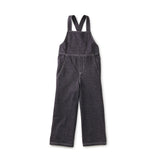Wide Leg Denim-Like Overalls: Indigo