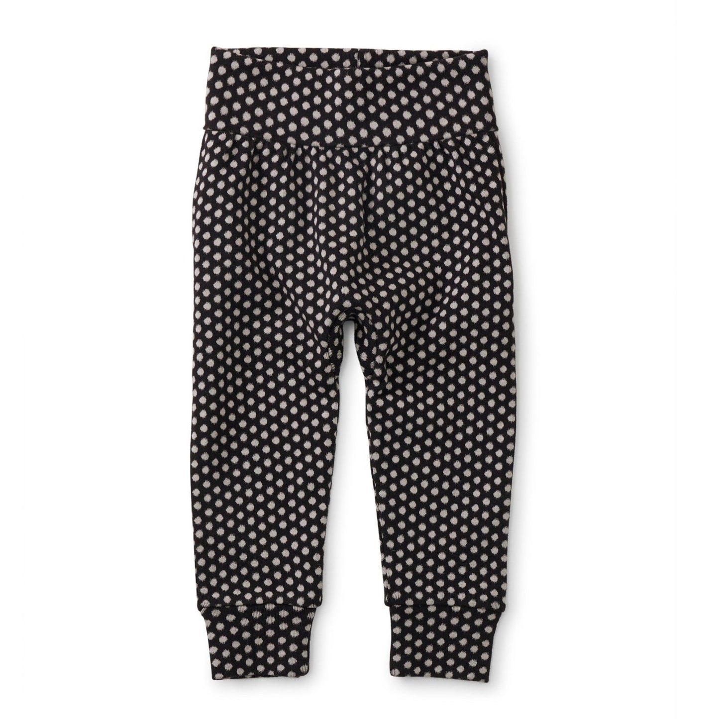 Fold-Over-Waist Baby Pants: Shibori Dots