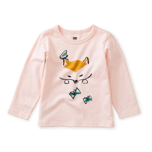 Shiba Inu Baby Graphic Tee: CREOLE PINK