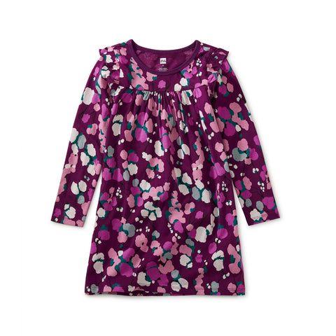 Long Sleeve Mighty Mini Dress: Snowy Branches