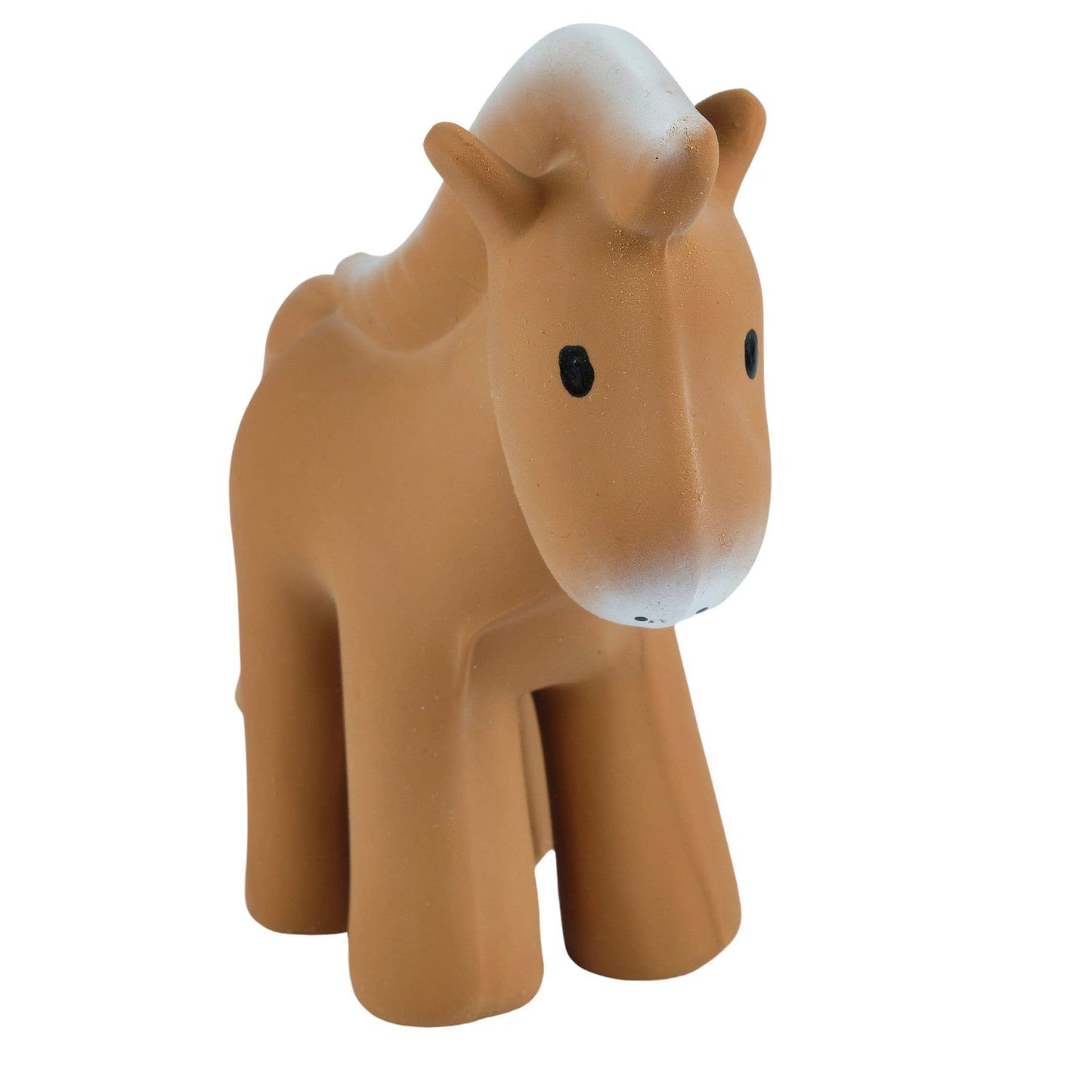 Horse - Natural Organic Rubber Teether, Rattle & Bath Toy