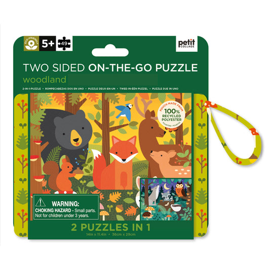 Two Sided Woodland On-The-Go Puzzle