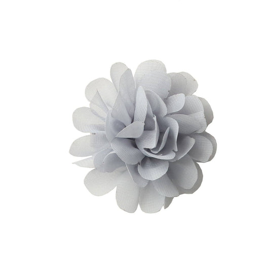 Chiffon Pom Pom Clip | black sesame