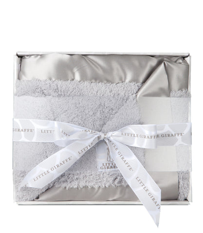 Silver Chenille Blanket - Cupcake