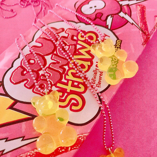 Pop Cutie Gacha Large Gummy Bear Kids Necklaces