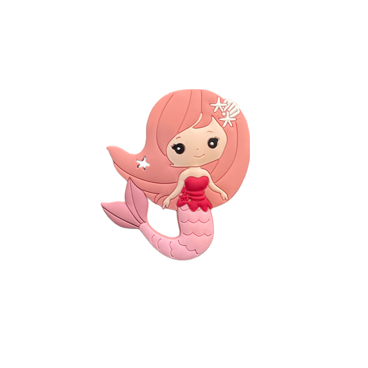 Mermaid Silicone Teether & Clip