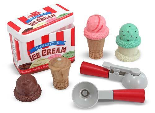 Melissa and Doug Scoop & Stack Ice Cream Cone Playset - Cupcake