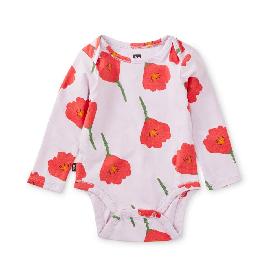 Baby Bodysuit: Lotsa Red Lilies