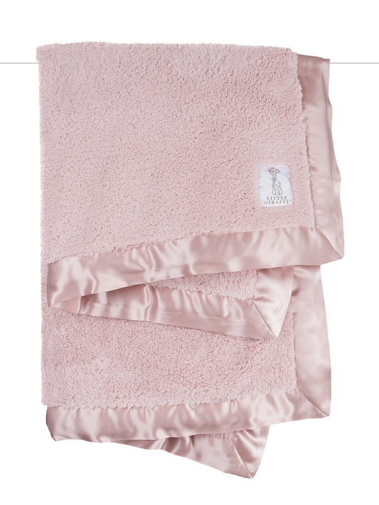 Dusty Pink Chenille Blanket